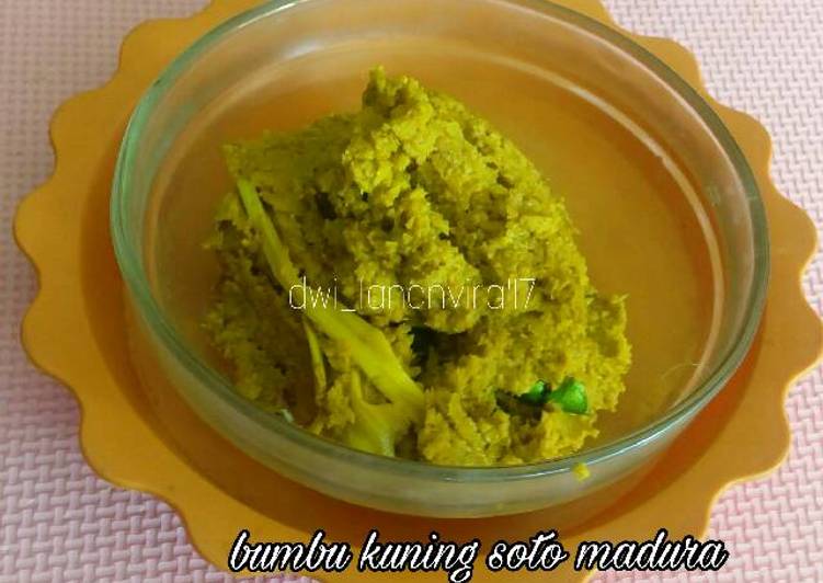 Resep Bumbu Kuning Soto Madura, Lezat Sekali