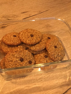 Una foto de Galletas de avena, miel y naranja