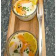 Œufs cocotte au saumon et aux épinards