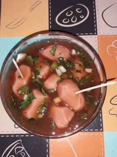 Una foto de Salchichas cocteleras #fácil y rápido