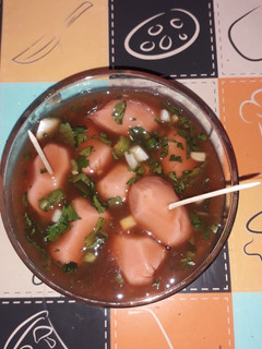 Una foto de Salchichas cocteleras #fácil y rápido