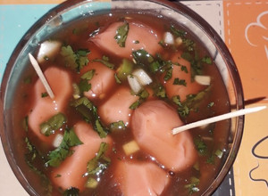 Una foto de Salchichas cocteleras #fácil y rápido