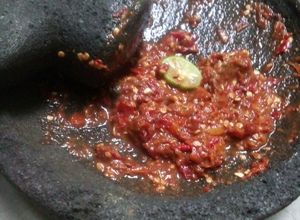 Foto resep Sambal terasi tomat mentah