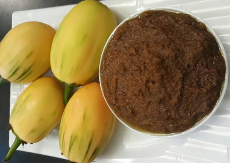 Nigerian Peanut Butter(Ose Oji)