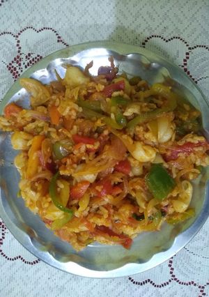 A picture of Pasta rice.