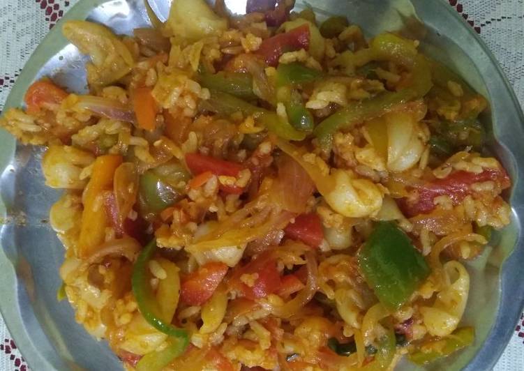 Steps to Make Super Quick Homemade Pasta rice