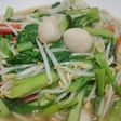 Tumis Sawi Bakso Ikan
