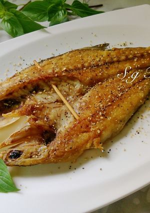 香蒜黑胡椒一夜干(午仔魚) 的食譜成品照片