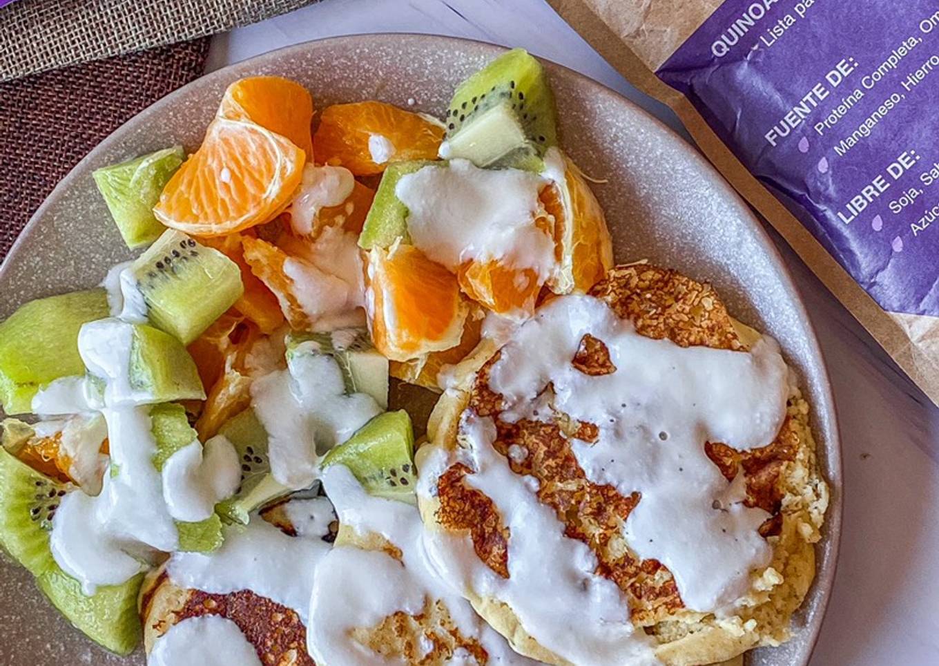 Tortitas de kéfir y Naturquinoa