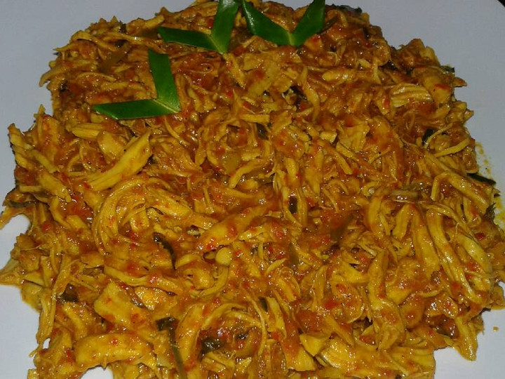 Langkah Mudah untuk Membuat Ayam suwir pedas manis ala mama mikha👌 Anti Gagal