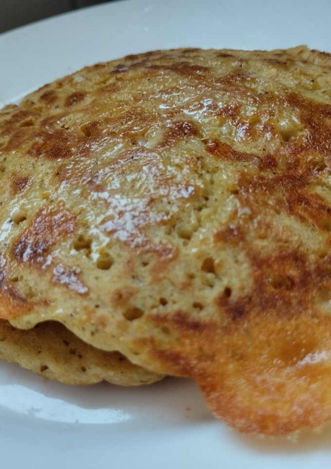 Una foto de Panquecas🥞de mazorca🌽tierna🧇con queso🧀