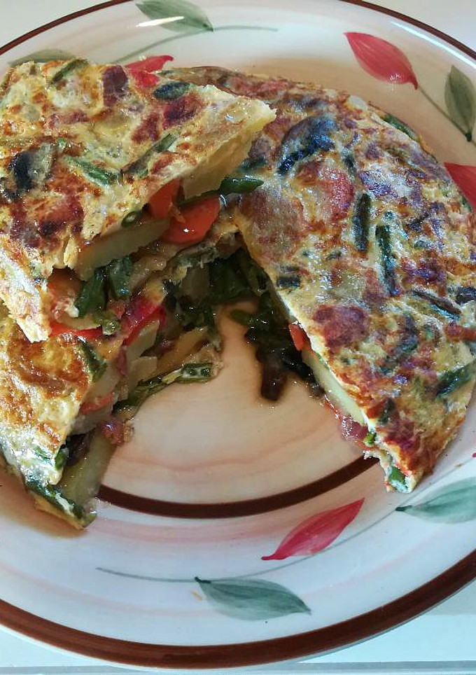 Una foto de Tortilla paisana