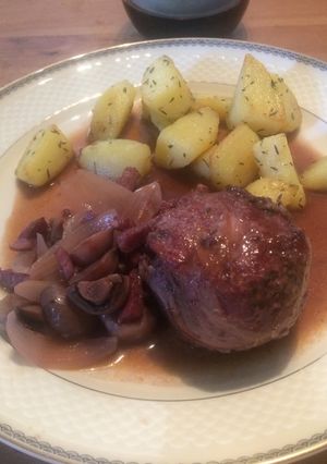 Une photo de Crépinettes de porc en cocotte