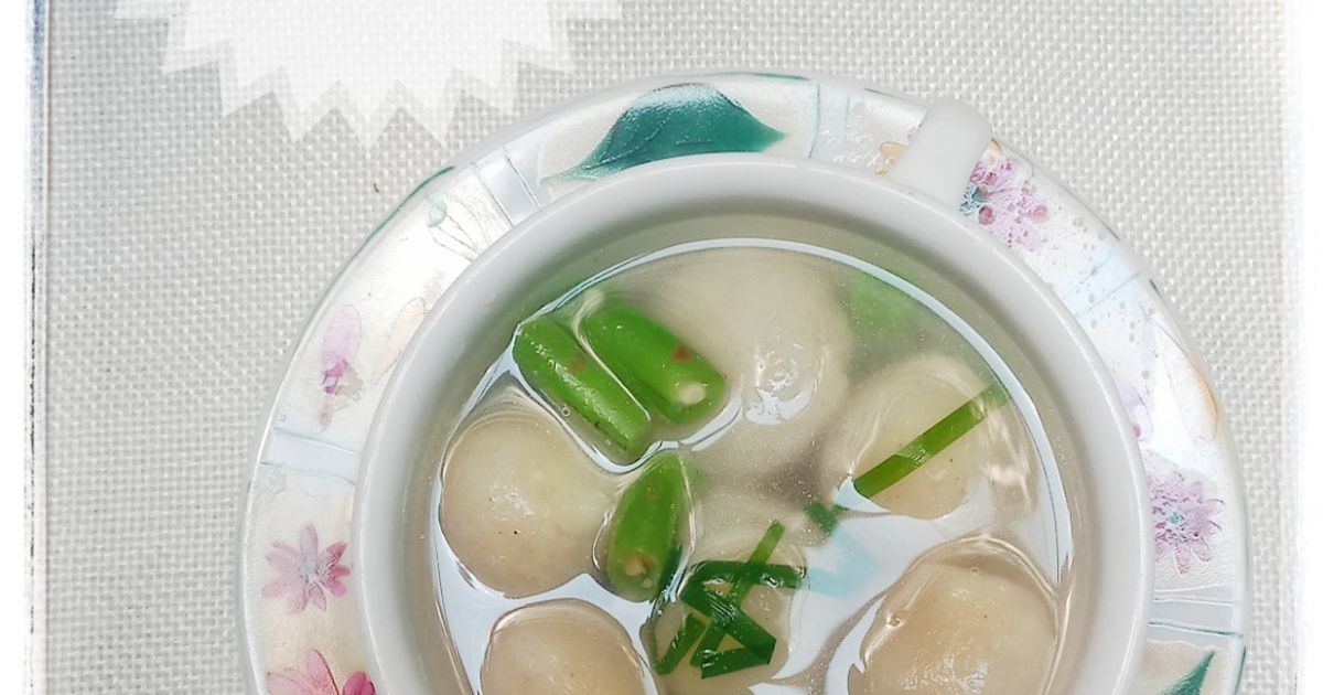 Cilok Keju Kuah Buncis Kucai