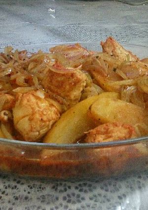 Foto resep Tofu & Kentang Lada Hitam [Vegetarian Safe]