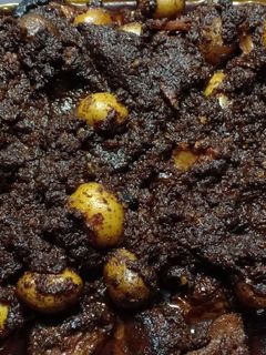 Foto resep Rendang daging kentang