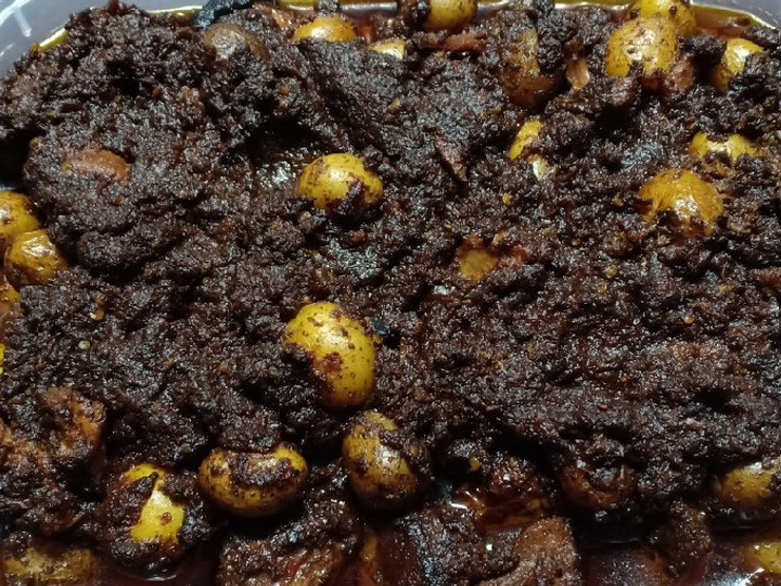 Resep Rendang daging kentang yang Enak Banget