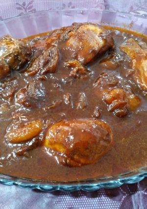 عکسی از دستور خورشت آلو بخارا 🍲 با گوشت مرغ