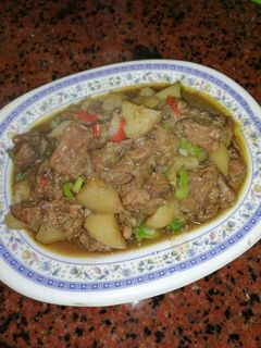 صورة لوصفة كباب حلة بالبطاطس
