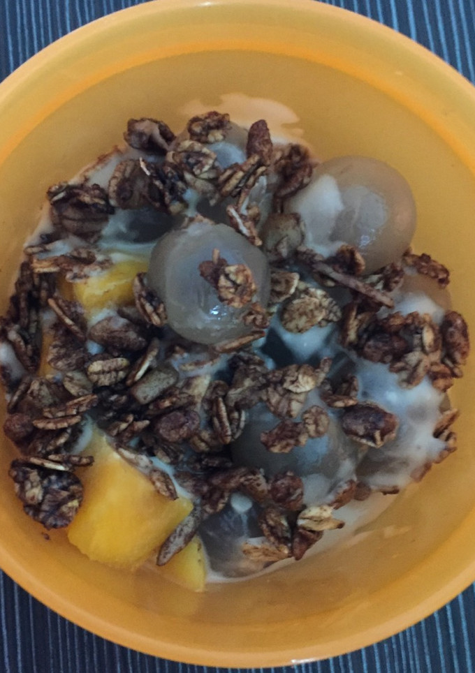 Foto resep Fruits & granola