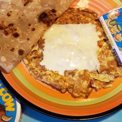 Cheesy omelette A picture of Cheesy omelette.