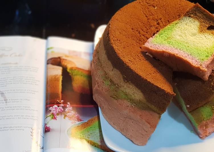 Rainbow chiffon cake #PR_anekaChiffon