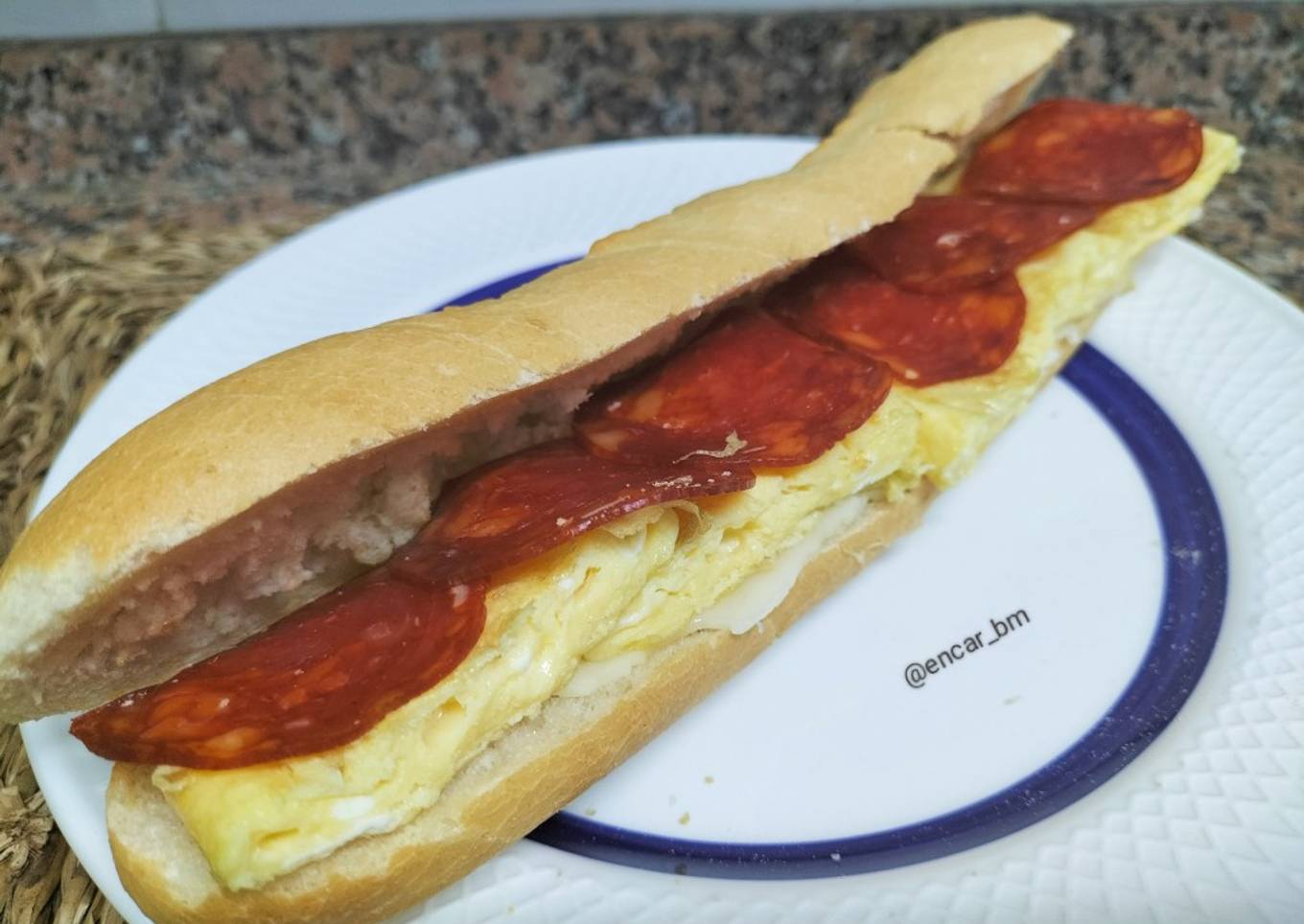 Bocadillo de francesa picantona