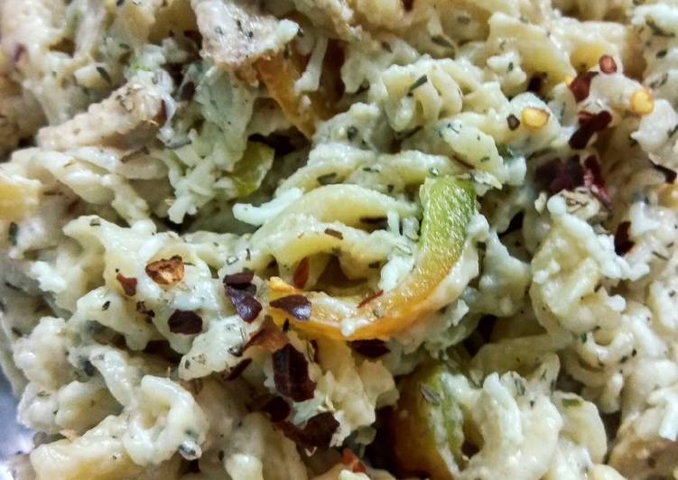 Simple Way to Make Favorite White sauce chicken pasta