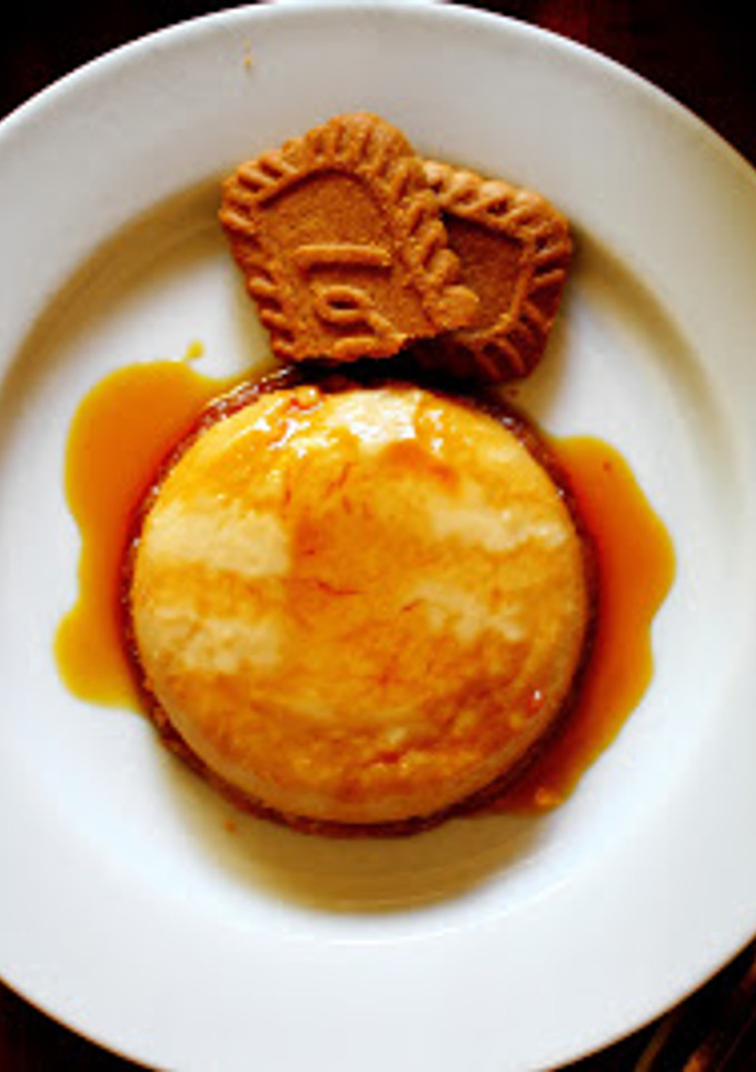 Una foto de Budín de soja y galletas speculoos