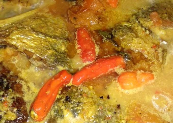 Resep Bandeng masak kuning yang Lezat Sekali