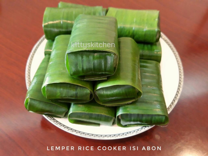 Anti Ribet, Bikin Lemper Rice Cooker Isi Abon Ekonomis