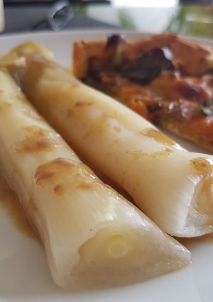 Une photo de Poireaux en salade