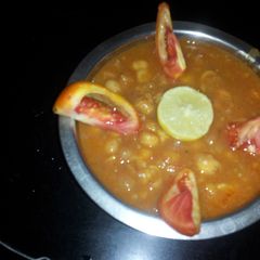 A picture of Chana masala(cheak peas).