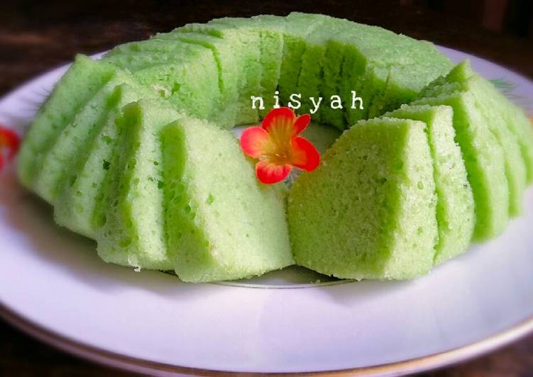 Bolu Pandan Kukus ~ Simpel, MurMer, Enaaakkk... 😊