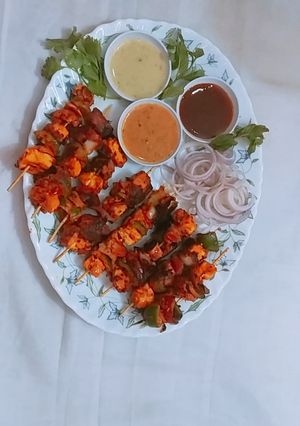 A picture of Paneer tikka.
