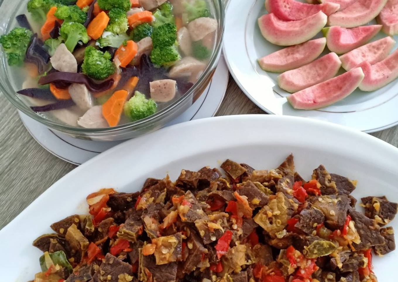 Oseng Mercon Paru Sapi (versi kering)