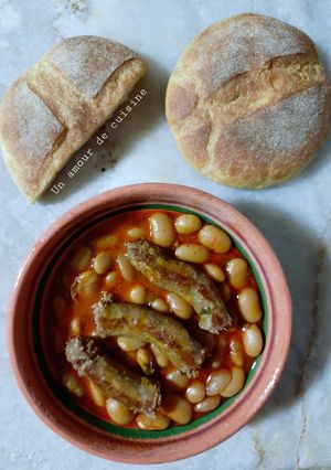 Une photo de Soupe d'haricots secs merguez 🥣