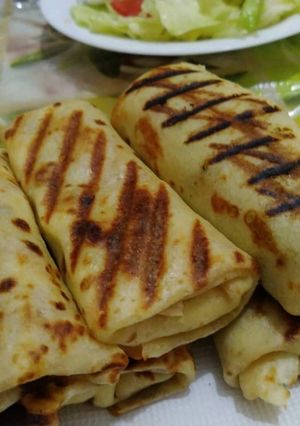 صورة لوصفة كريب بحشوه الجبنة