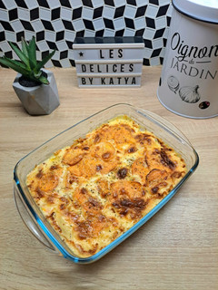 Une photo de Gratin dauphinois à la patate douce 🍠