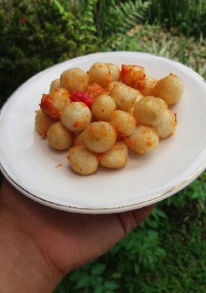 Foto resep Cilok Goreng Rawit Daun Jeruk atau Karedok Cimol
