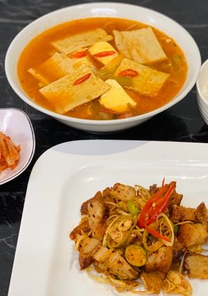 Hình của món Thịt lắc xả tắc.