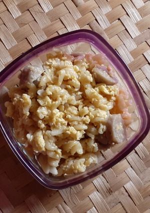 Foto resep Macaroni Scramble Egg