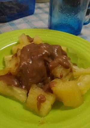 Foto resep Singkong Thailand saos susu coklat simple