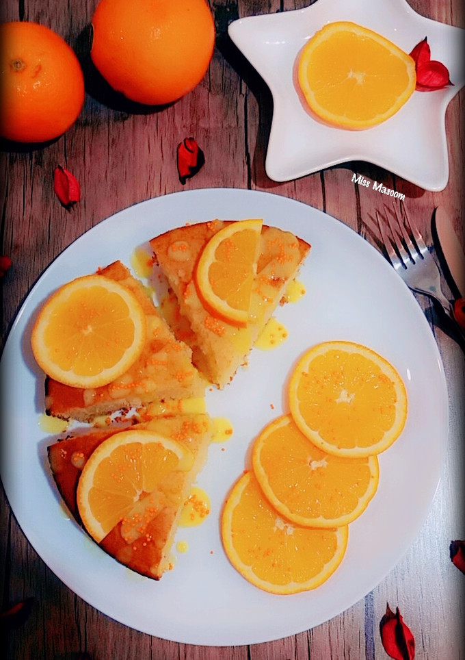 عکسی از دستور کیک پرتقال