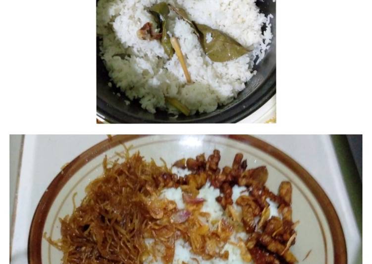 Resep Nasi Uduk RiceCooker endess simple, Enak