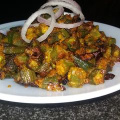 A picture of Besani bhindi.