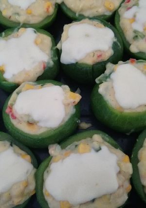 Una foto de Zapallitos rellenos