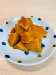 日式燉煮南瓜｜過熱水蒸氣烤箱微波爐 的食譜成品照片