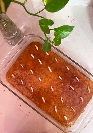 صورة لوصفة بسبوسة ولا الذ ولا اسهل 😋