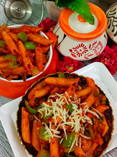 चीज़ मसाला वेजिस पास्ता (Cheese Masala Veggies Pasta) रेसिपी मुख्य फोटो